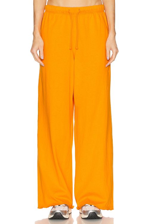American Vintage Afoma Sweatpant in Agrume Vintage - Burnt Orange. L also in XS