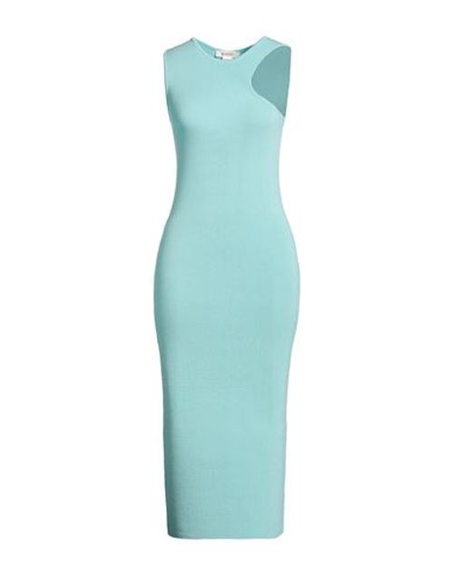 Woman Midi dress Turquoise Size ONESIZE Viscose, Acrylic, Elastane
