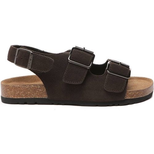 EverAu Australia Women's Flame Leather Sandals in Chocolate