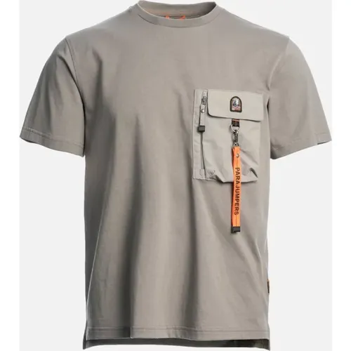Men's Parajumpers Mojave T-Shirt 0225 Nowhere - Grey - Size: 44/Regular