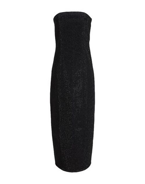 Woman Midi dress Black Size 2 Polyester, Elastane