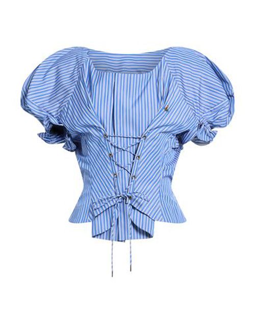 Woman Top Blue Size 0 Cotton