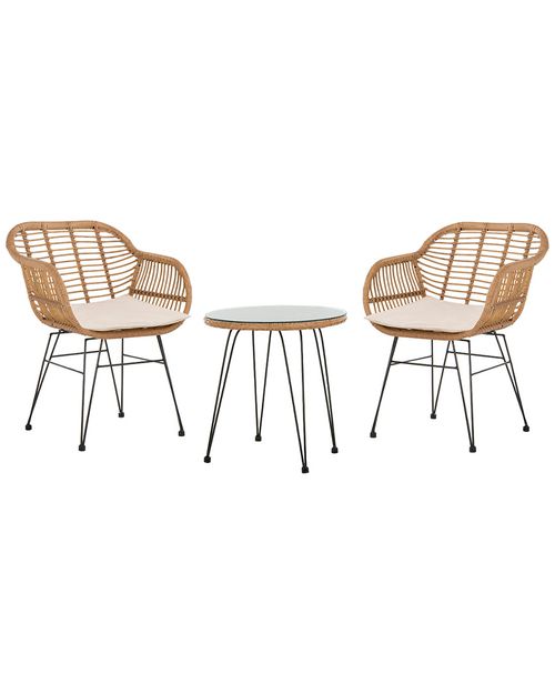 Alton Outdoor 3pc Lounge Set