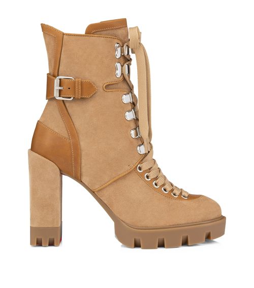 Macademia Suede Lace-Up Boots 100