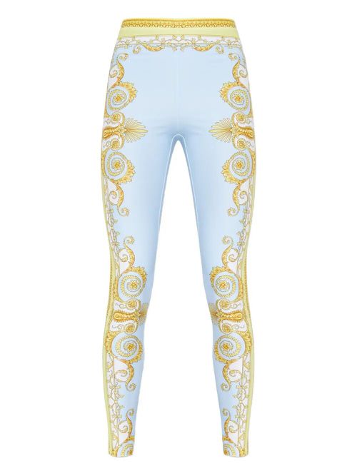 Baroque-Print Leggings