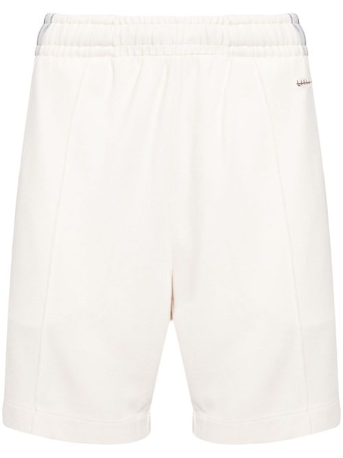 Han River terry-cloth track shorts - White