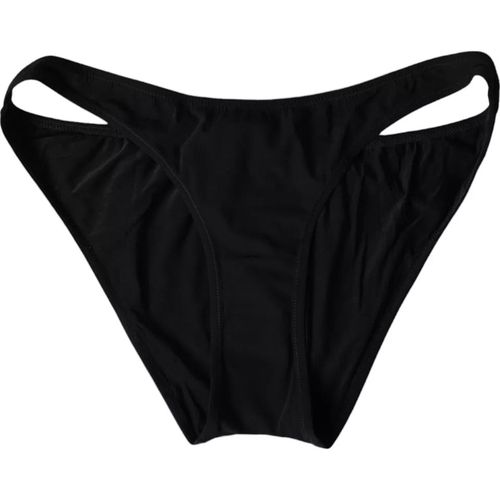Nylon-Elastane Bikini Bottom — Black