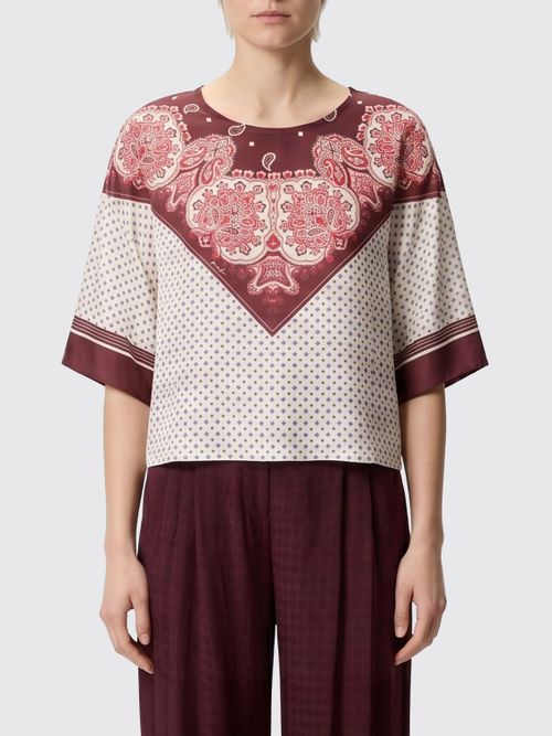 Shirt Woman color Burgundy