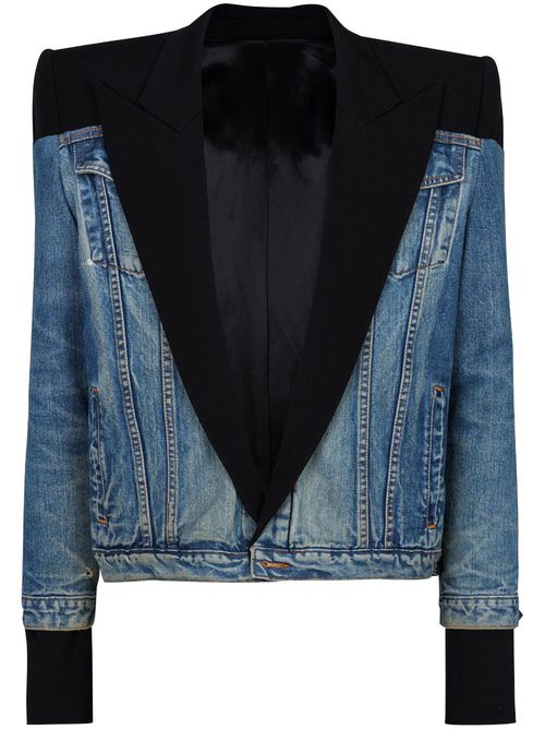 Panelled blazer - Blue