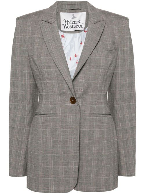 Single-breasted blazer - Grey