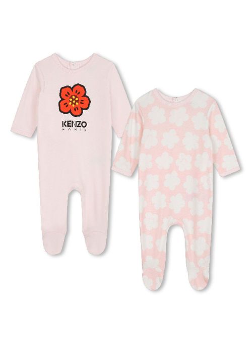 Boke Flower-print pajamas (set of two) - Pink