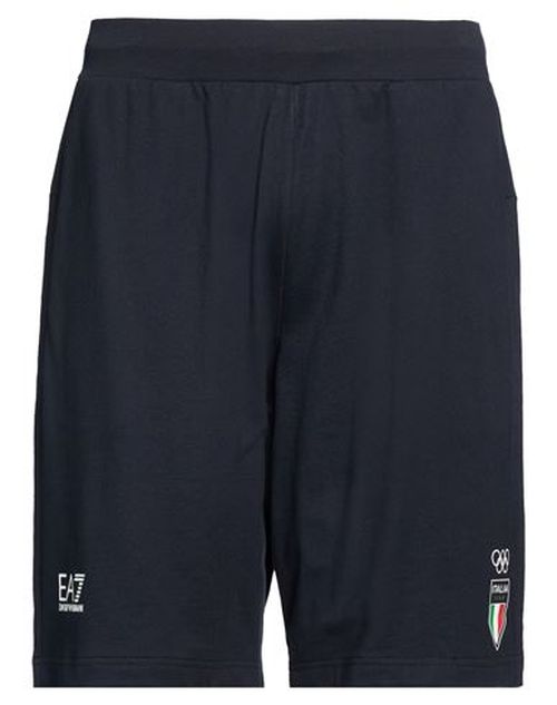 Man Shorts & Bermuda Shorts Midnight blue Size L Cotton