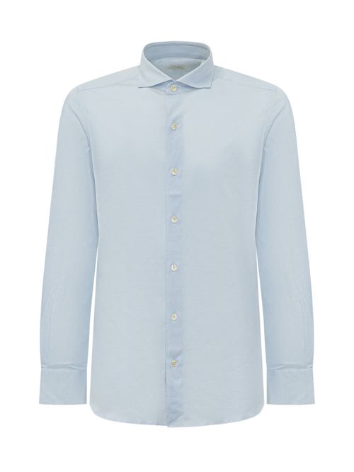 Light Blue Regular Solid Shirt