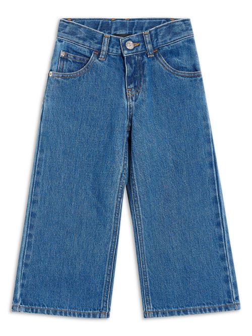 Low-rise wide-leg jeans - Blue