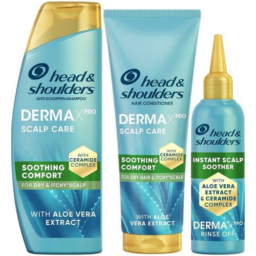 Head & Shoulders Dermaxpro Soothing Anti Dandruff Dry Scalp Hair Bundle