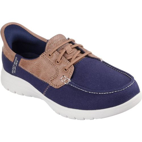 Skechers Palmilla Textile Women's Navy Boat Shoe