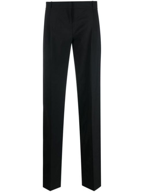 Mid-rise tailored trousers
