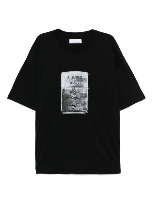 Lighter-printed T-shirt - Black