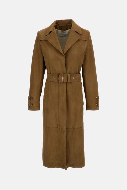 Suede Trench