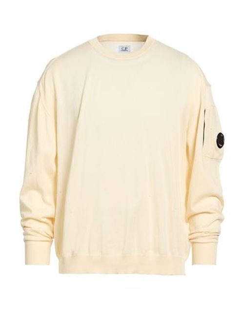 C. p. Company Man Sweater Cream Size 46 Cotton