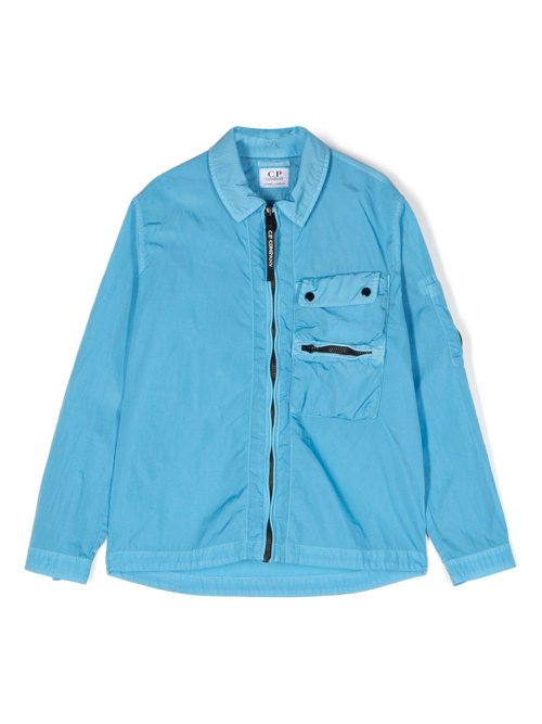 Lens-detail jacket - Blue