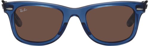 Blue wayfarer sunglasses