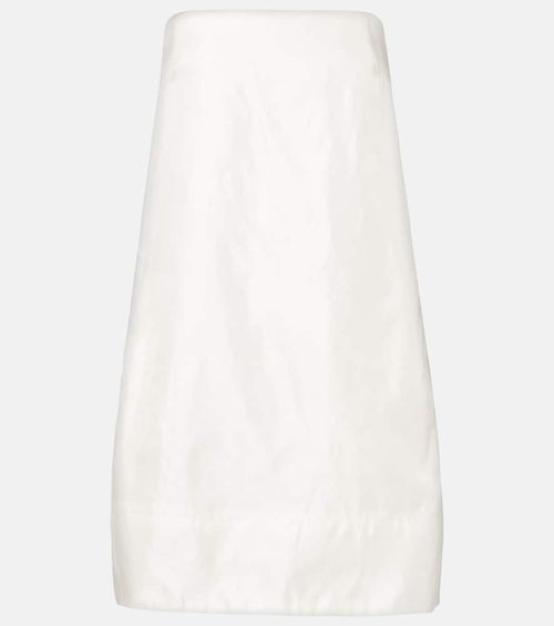 Lidia silk satin minidress