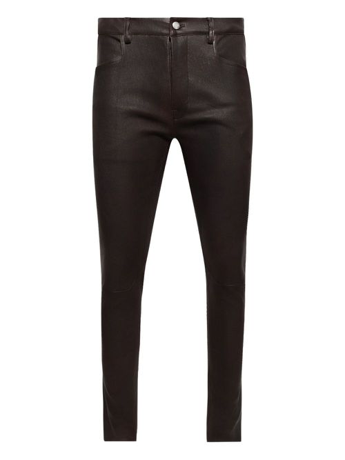 Leather pants - Brown