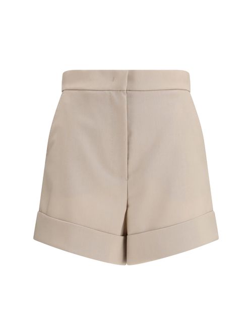 Mohair and Silk Canvas Bermudas — Green