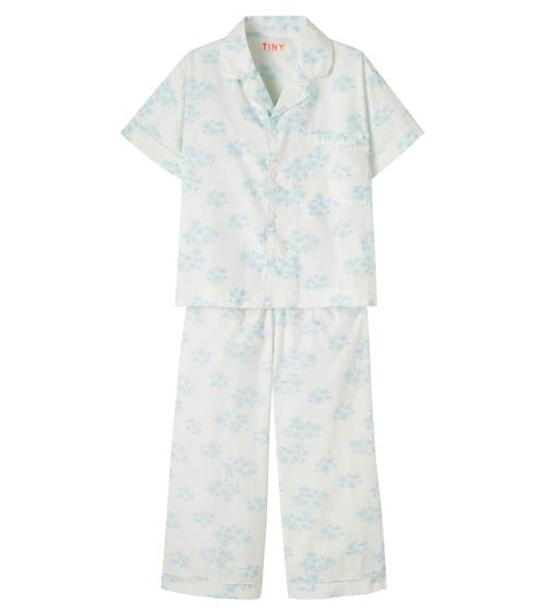 Blossoms floral cotton shirt and pants set