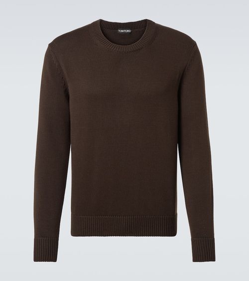 Cotton and silk sweater