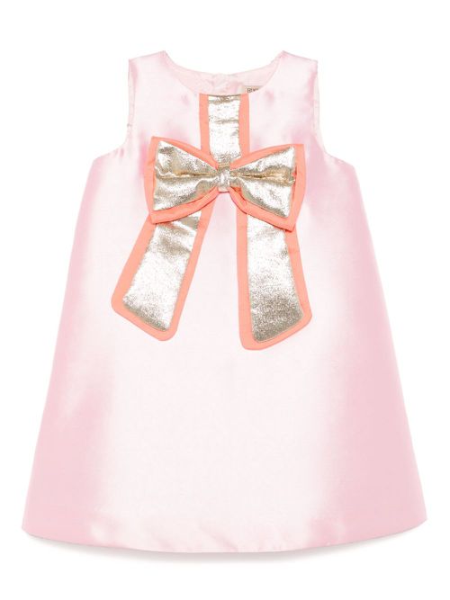 Hucklebones London Guilded bow shift dress - Pink