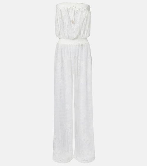 Viv cotton-blend jumpsuit
