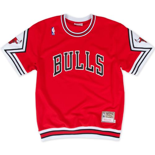 Men's NBA Authentic Shooting Shirt Chicago Bulls 87-88 Shooting Shirt
