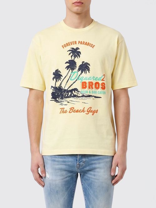 T-Shirt Men color Yellow