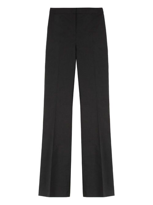 Pressed-crease trousers - Black