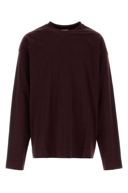 Cotton Oversize T-Shirt — Burgundy