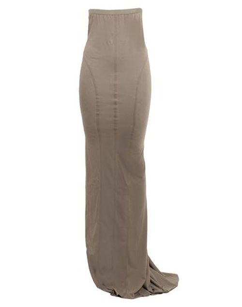 Woman Maxi skirt Khaki Size 2 Cotton