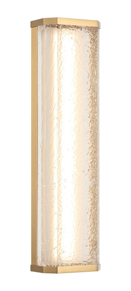 Aged Gold Brass LED Wall Sconce from the Aislynn Collection