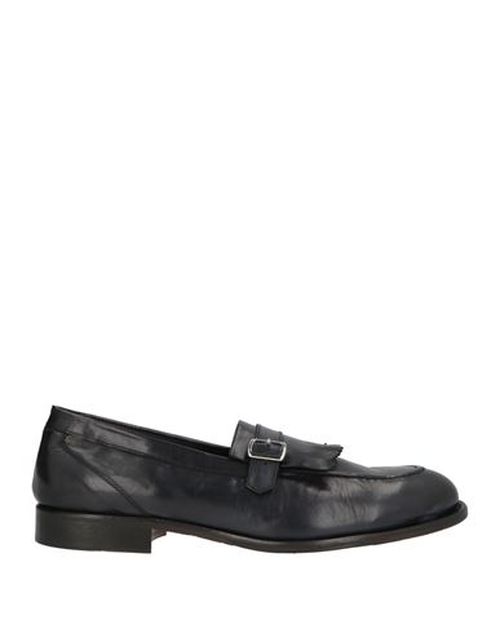 Man Loafers Midnight blue Size 11 Leather