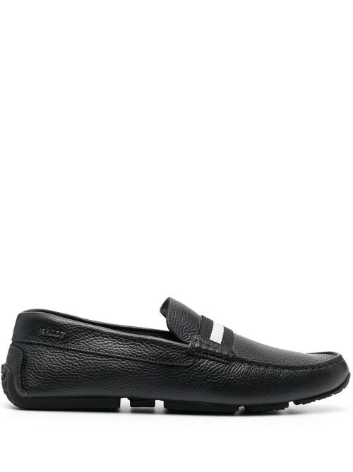 Bally | Pearce stripe-detail loafers - Black | Realry display picture 1