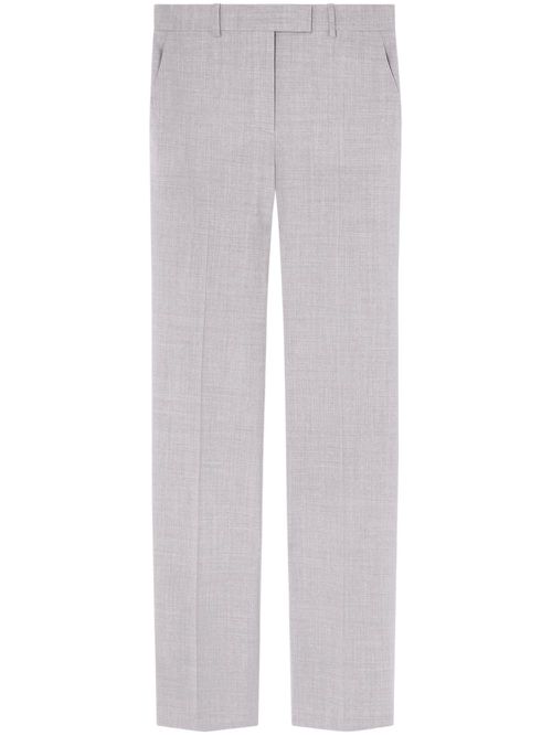 Tailored straight-leg trousers - Grey