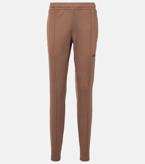 Logo cotton-blend jersey sweatpants