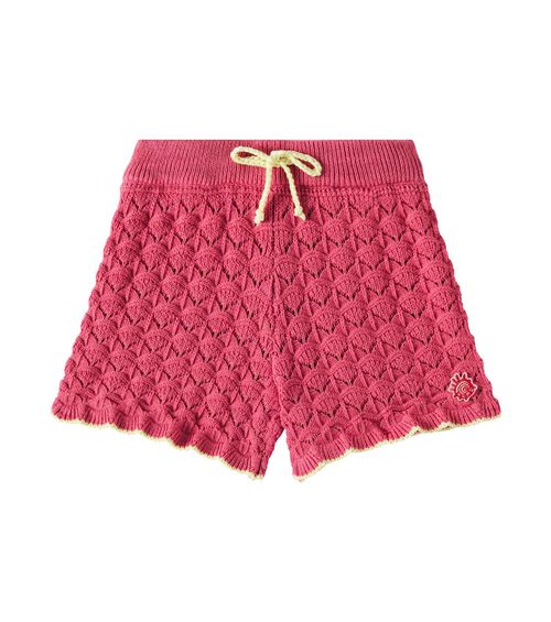 Scotch & Soda Kids Knitted cotton-blend shorts