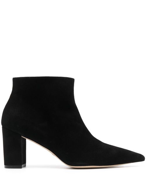 Sue 75mm suede boots - Black