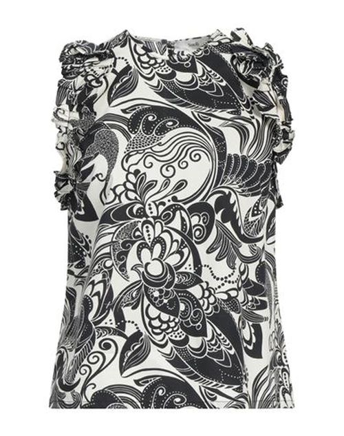 Woman Top Black Size 4 Cotton
