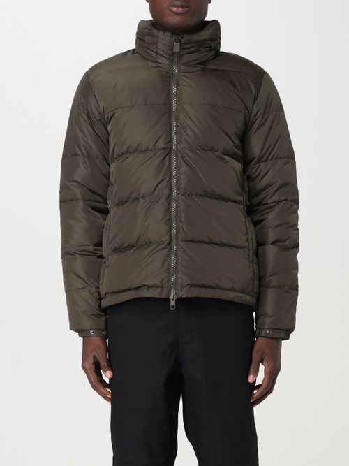 Coat Men color Green