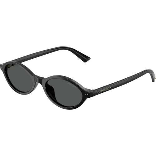 Jimmy Choo Mujer Jimmy Choo JC5068U 500087 Gafas de sol Acetato Negro Gris Redonda Norma