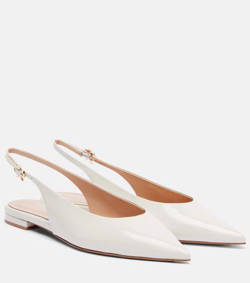 Robbie patent leather slingback flats