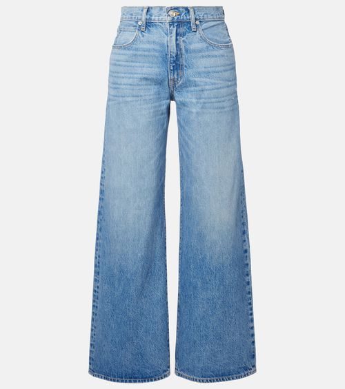 Selena mid-rise wide-leg jeans